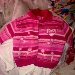 Vintage Barbie kids sweater